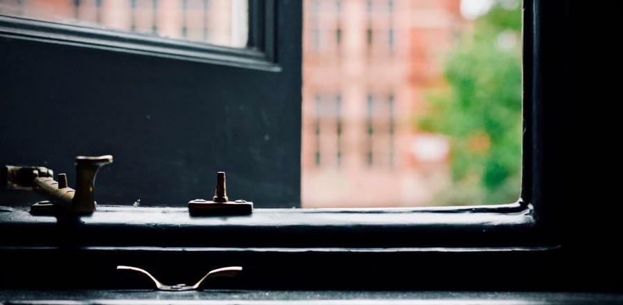 Window open to fresh air